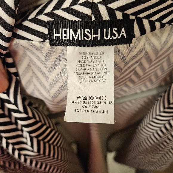 HEIMISH Ivory/Black Zig Zag Open Blazer - Picture 6 of 9